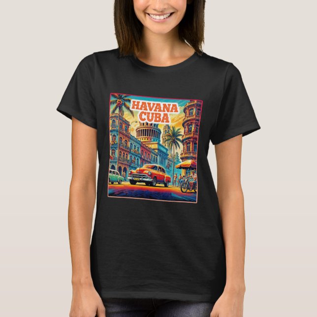 La Habana Cuba Camisetas viaje de familia viaje de (Anverso)