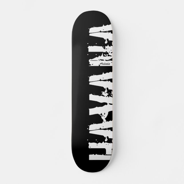La Habana - Estilo urbano - Skateboard (Anverso)