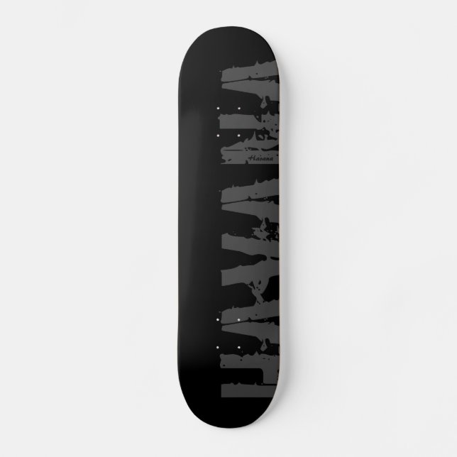 La Habana - Estilo urbano - Skateboard (Anverso)