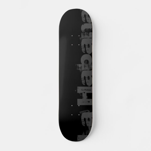 La Habana - Estilo urbano - Skateboard (Anverso)