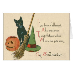 La habitación Gorra de Jack O' Lantern Black Cat W