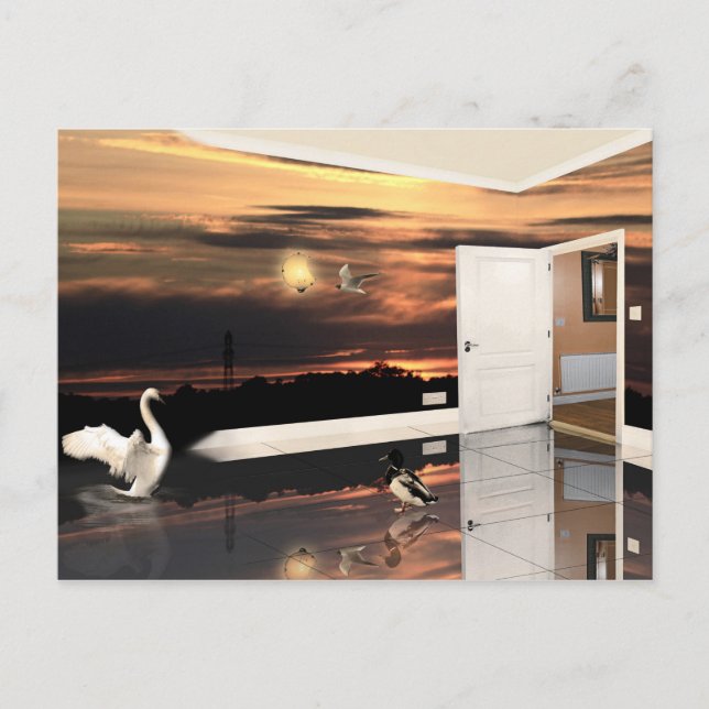 La habitación Sunset - Postal (Anverso)