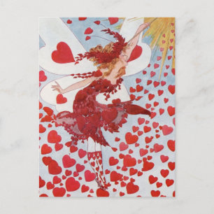 La hada de la tarjeta del día de San Valentín