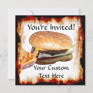 La hamburguesa 'n fríe la invitación