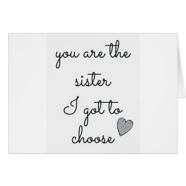 **LA HERMANA QUE ELIGÍ** DESEO DE CUMPLEAÑOS (Anverso (Horizontal))