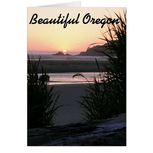 La hermosa costa de Oregón (Frente)