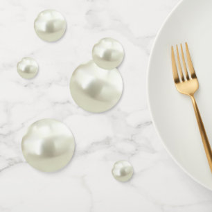 La hermosa mesa de bodas de Pearls Beach Confetti