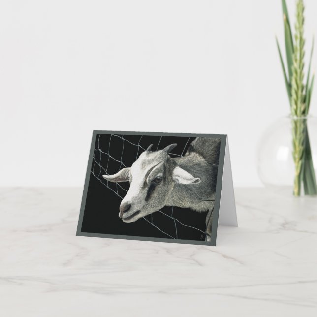 "La hierba es siempre más verde" - Tarjeta de cabr (Anverso)