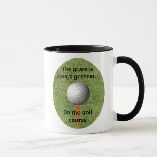 La hierba es siempre… un golf más verde - taza