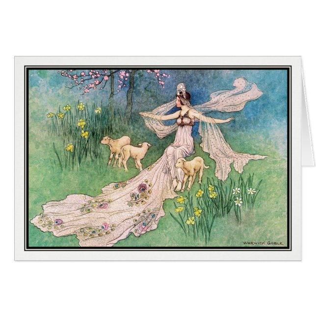 La hija del leñador de Warwick Goble (Anverso (Horizontal))