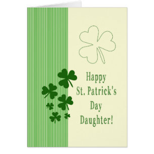 La hija feliz Día de San Patricio
