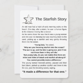 La Historia De Los Starfish. Poema Starfish.