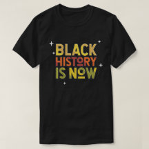 La historia negra es ahora camiseta