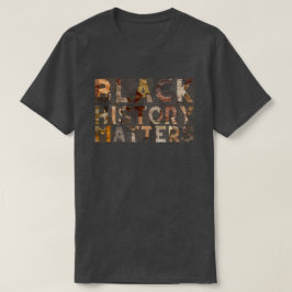 La historia negra importa la camiseta BHM