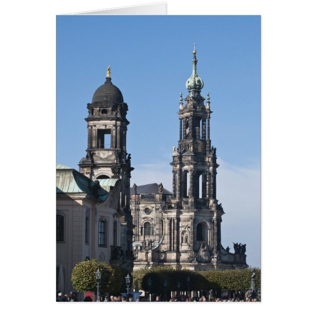La hofkirche (Iglesia de la Corte) Dresden (Frente)