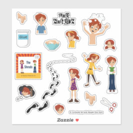 La hoja de Pegatinas de Shreds