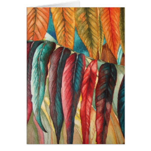 la hoja del otoño colorea arte moderno estilizado