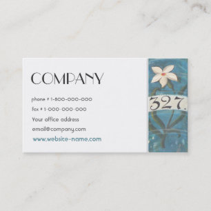 La homeopatía reserva la tarjeta de visita