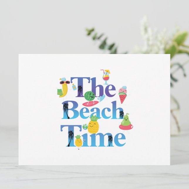 La hora de la playa (Anverso de pie)