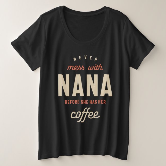 La hora del café de Nana - Diseño para mamás y abu (Anverso del diseño)