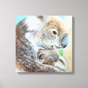 La huella cuadrada de arte fino del lienzo de Koal