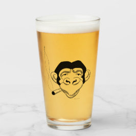 La Icónica Vidrio de Cerveza Chimp Fumadora