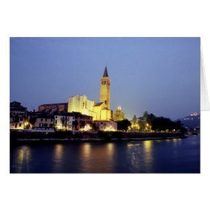 La iglesia de Sant'Anastasia en Verona, Italia.