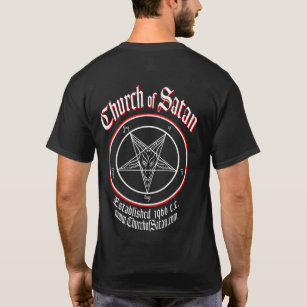 La iglesia de Satan 2 echó a un lado camisa