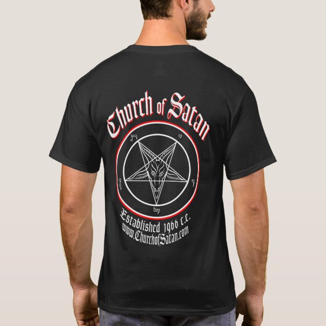 La iglesia de Satan 2 echó a un lado camisa (Reverso)
