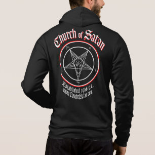 La iglesia de Satan 2 echó a un lado sudadera con