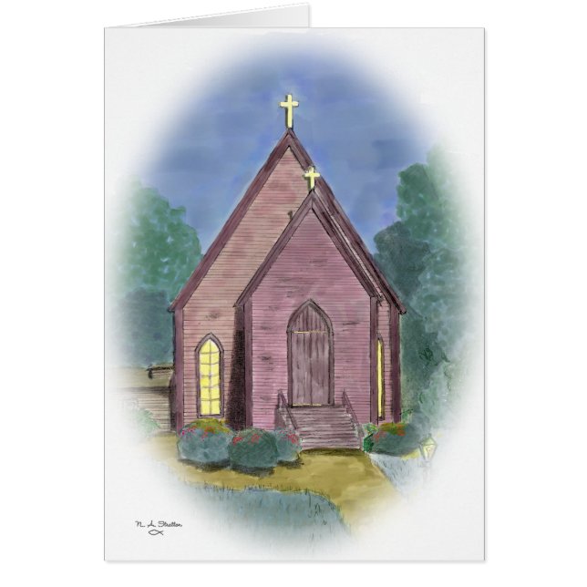 La iglesia episcopal de St Stephen - tarjeta (Frente)