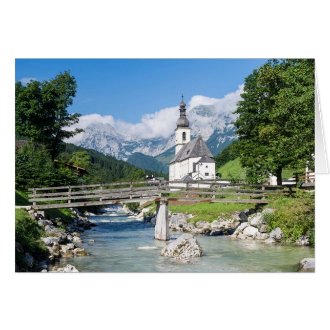 La iglesia parroquial de Ramsau (Anverso (Horizontal))