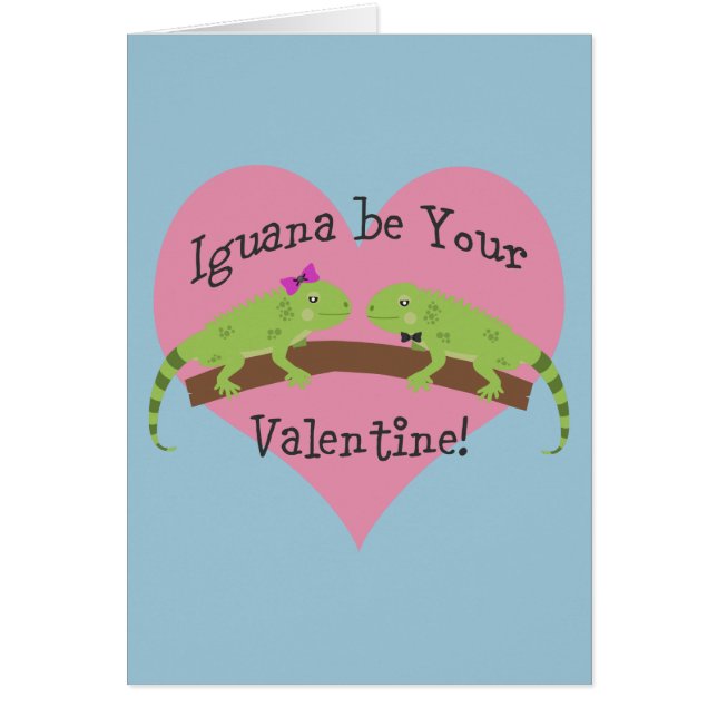 La iguana sea tu San Valentín (Frente)