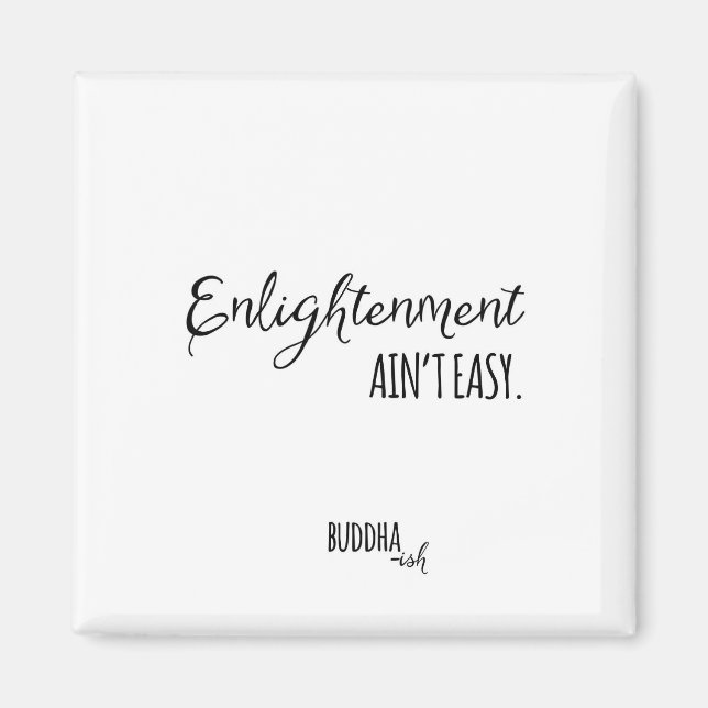 La iluminación no es un imán fácil (Frente)