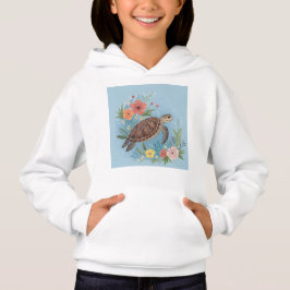 La ilustración de una tortuga marina