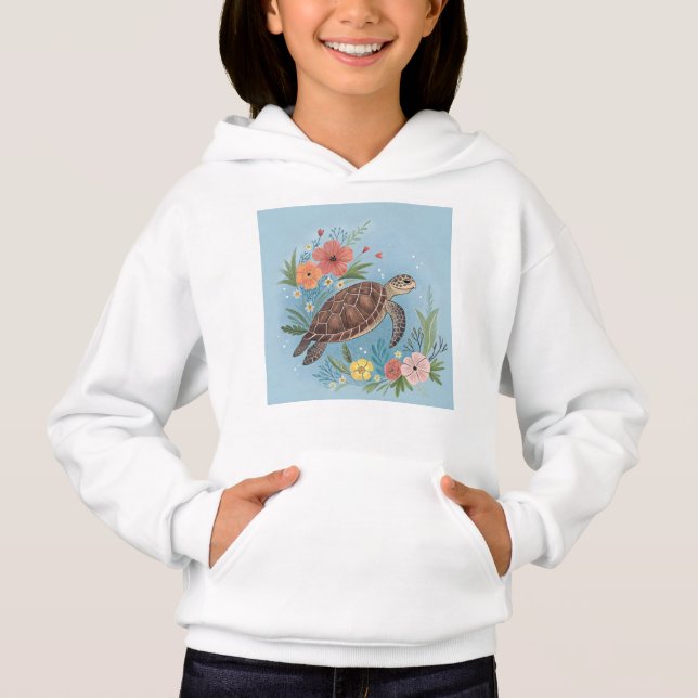 La ilustración de una tortuga marina (Anverso)