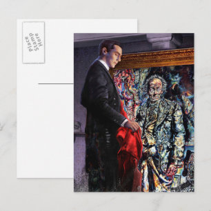 La imagen de Dorian Gray Tarjeta postal de terror