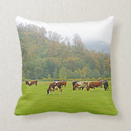 La imagen de tu granja en la almohada de lanzamien