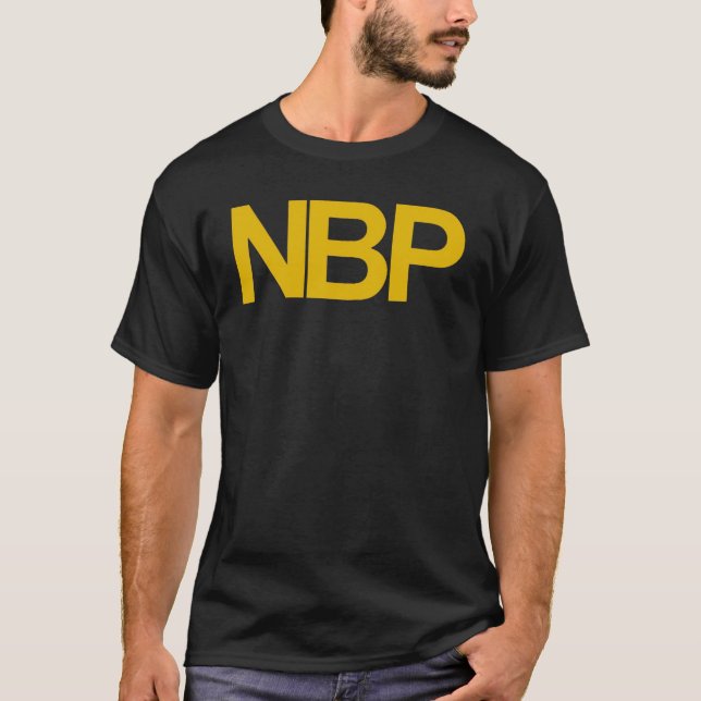 La imagen después mejor - la camiseta NBP (negro) (Anverso)