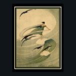 La impresión Art Déco del Espíritu Eólico<br><div class="desc">The Wind Sprite,  Art Deco Print,  Ca. 1920 por Bertha Lum</div>