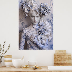 La impresión artística masculina de Porcelana Fey