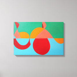 La impresión de arte moderno Clef Orange
