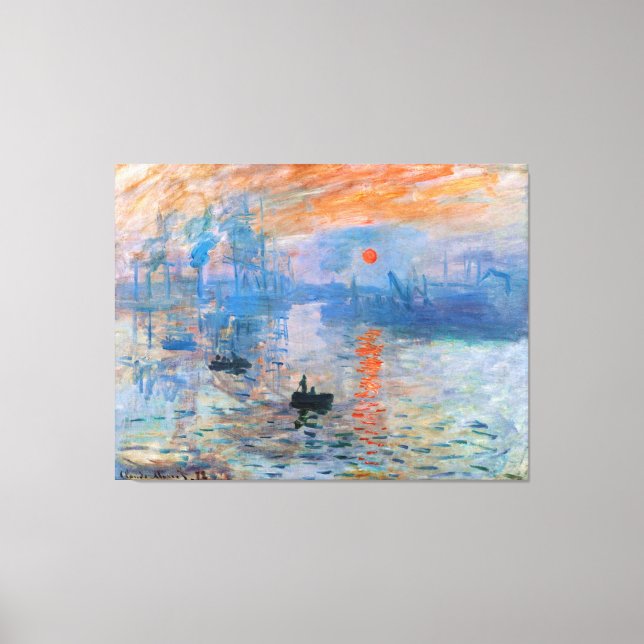 La impresión de Claude Monet, el amanecer (Anverso)