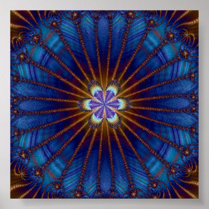 La impresión de flores