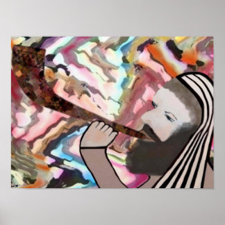 La impresión de la explosión de Shofar