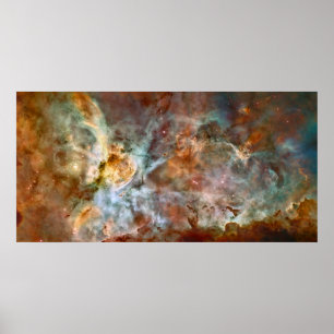 La impresión de la nebulosa carina