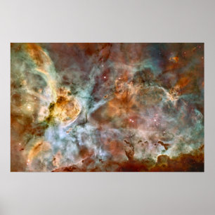 La impresión de la nebulosa Carina