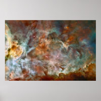 La impresión de la nebulosa Carina