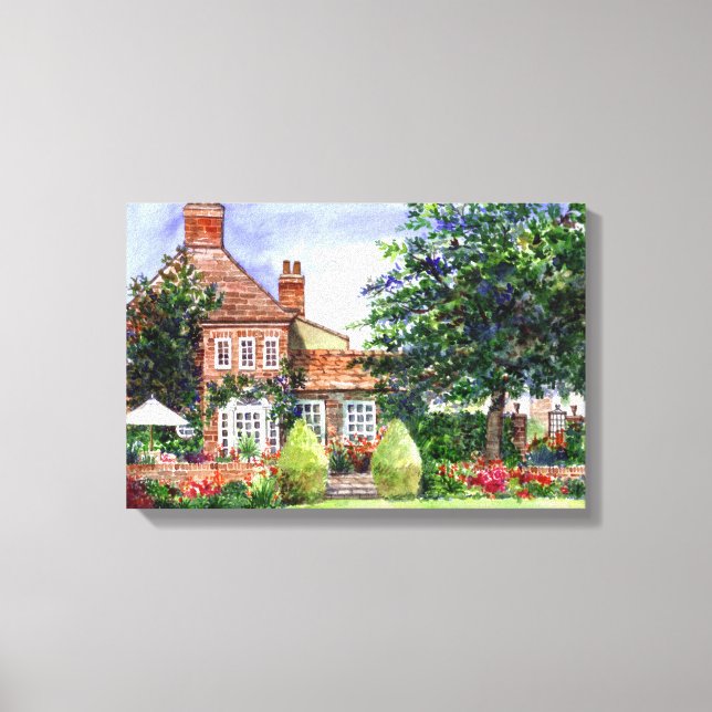 La impresión de lienzo de arte de pared de Manor H (Anverso)