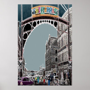 La impresión de los Posters de Glasgow de Barras